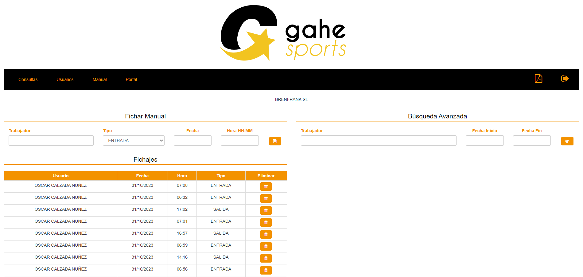 control horario consultas empresas